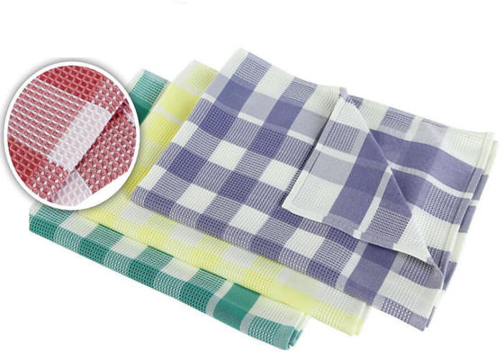 Microfiber Napkin Special Lattice Pattern Dope-Dyed for Cleaning