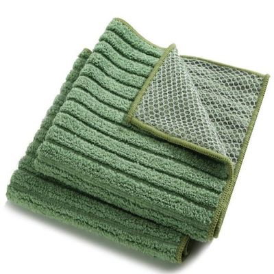Asterisk Microfiber Dish Cloth Absorb Liquid 400 Gsm Microfiber Cloth