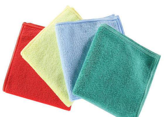 Yellow Microfiber Terry Cloth Magic Window Cleaning Cloth For Vehicles