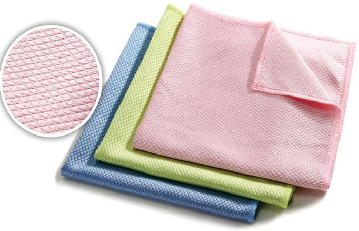 Diamond Micro Fibre Cloths 400gsm Microfiber Polishing Cloth
